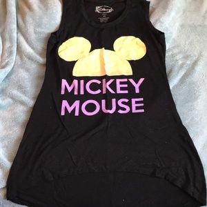 Black Mickey Mouse workout tank